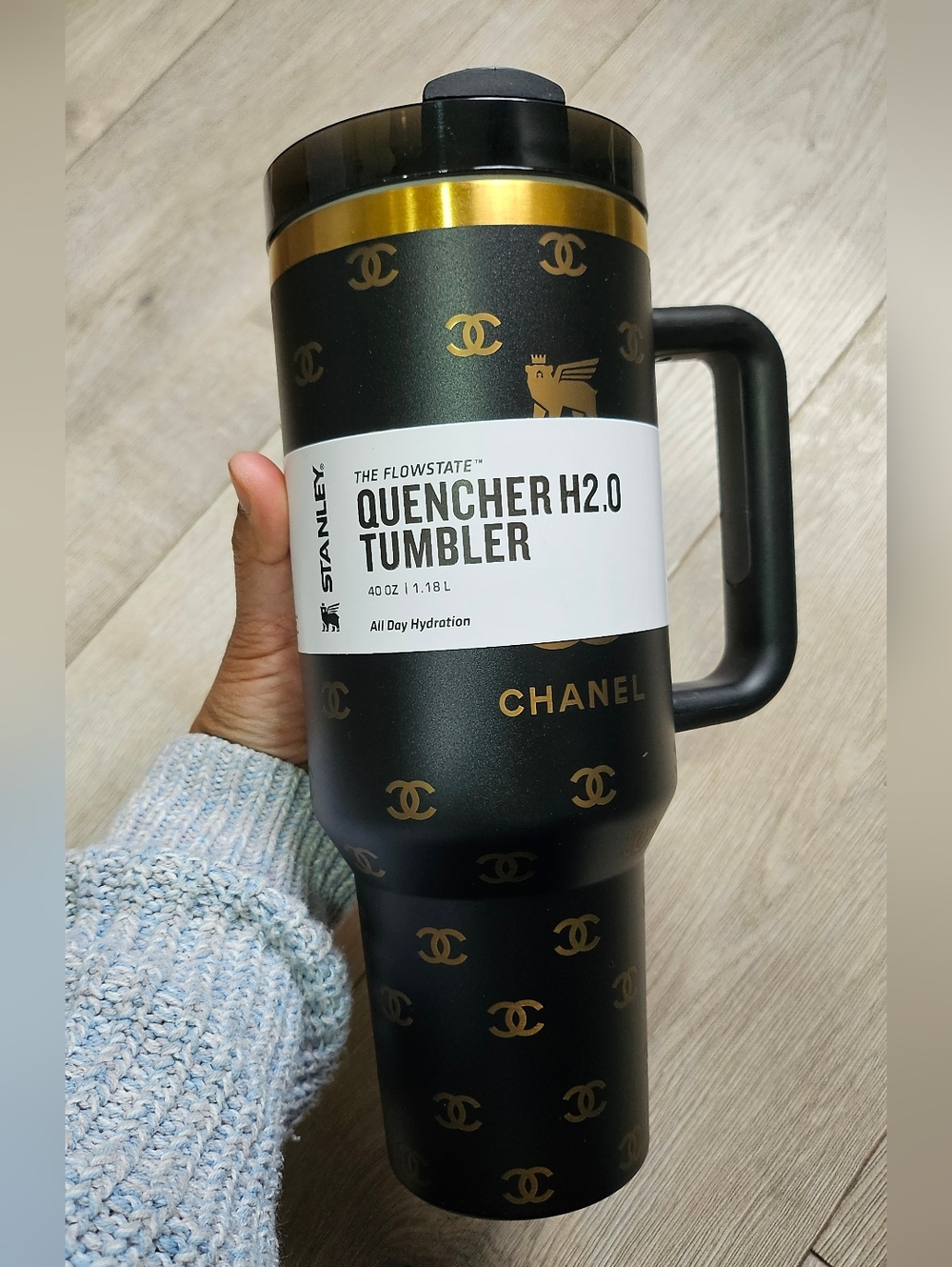 Chanel Stanley 40 oz Quencher H2.0 Tumbler